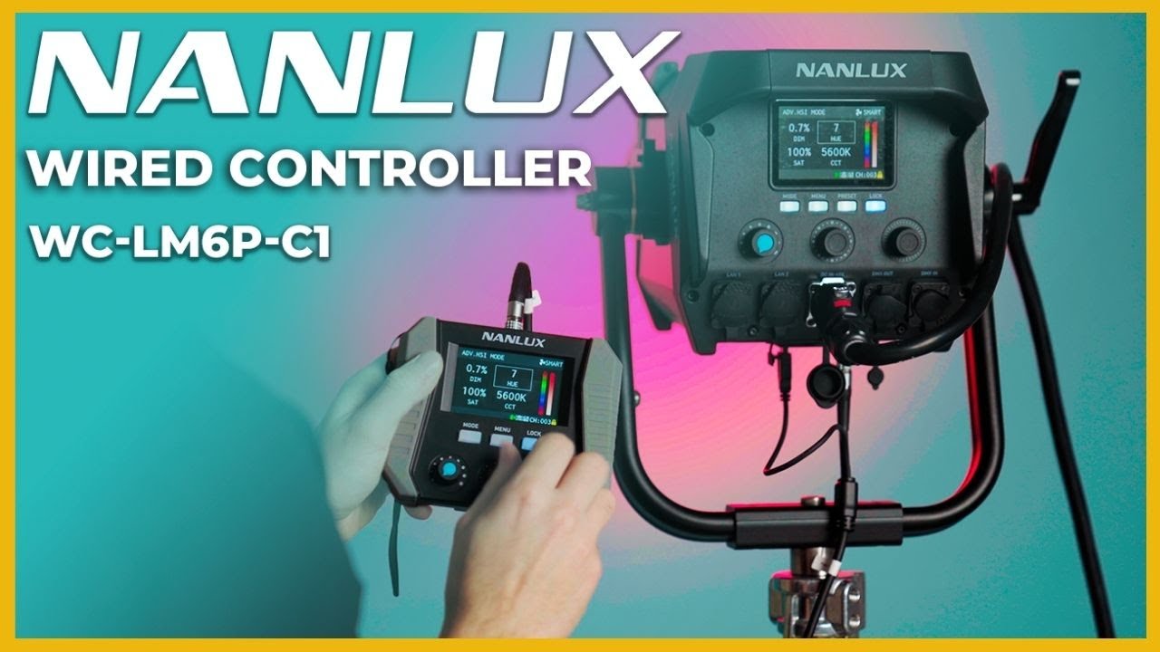 Nanlux WC-LM6P-C1: Controller cablato per Dyno e Evoke con cavo da 8 metri!
