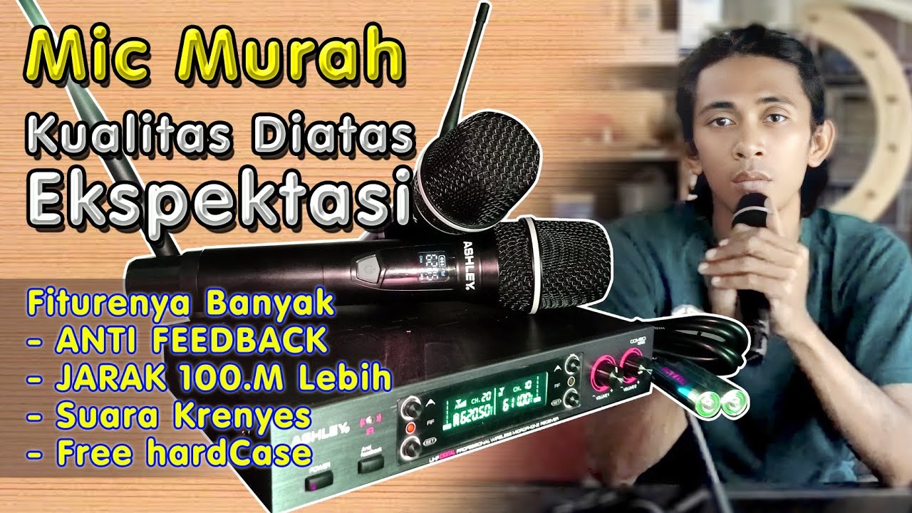 MIC ASHLEY Combo Series - Suaranya Gurih [ Geratis koper ]- Jojo CB