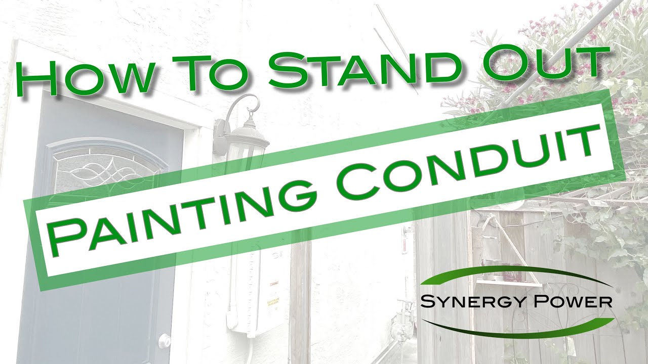 Synergy Power-Painting Conduit