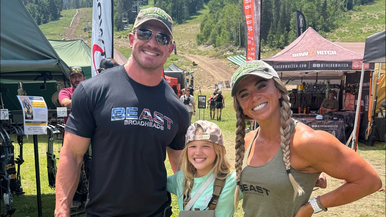 Interviewing Josh and Sarah with @BowmarBowhunting at TAC!