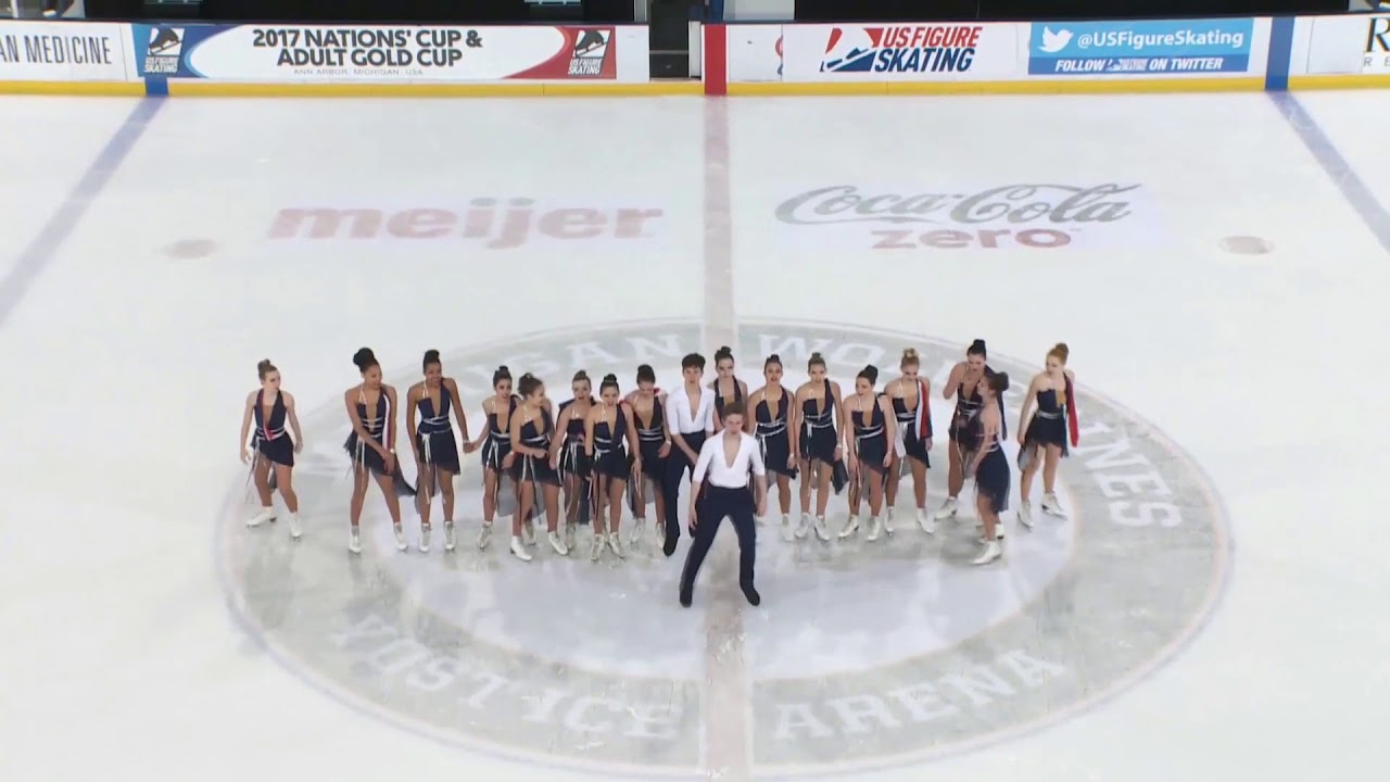 Les Lionceaux - Belfort  - Junior Free Program - Nation's Cup Ann Arbor 2017 - Vice Champions Monde