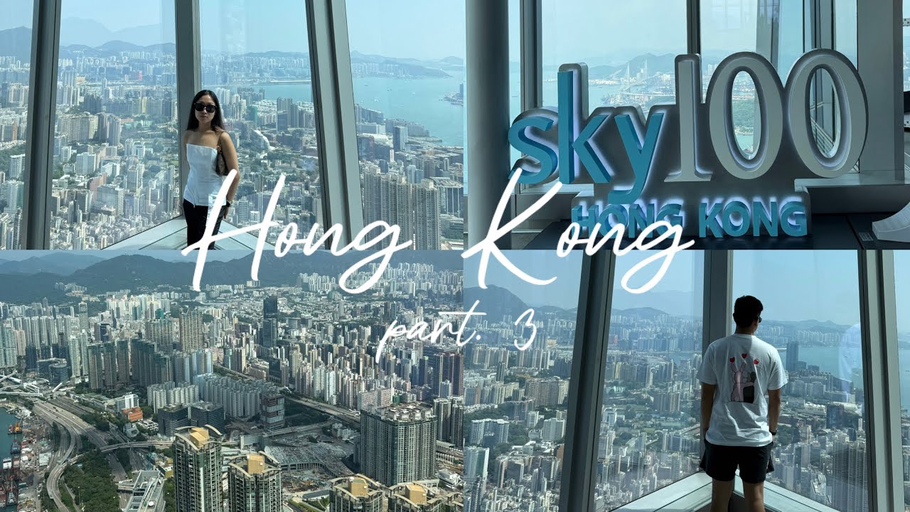 Sky 100 Observation Deck | Hong Kong 🇭🇰 Quick vlog
