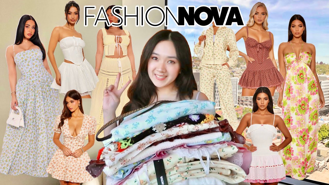 HUGE Spring/Summer FASHION NOVA Try-On Haul 2025 | Summer Outfit Ideas (floral graduation dresses)