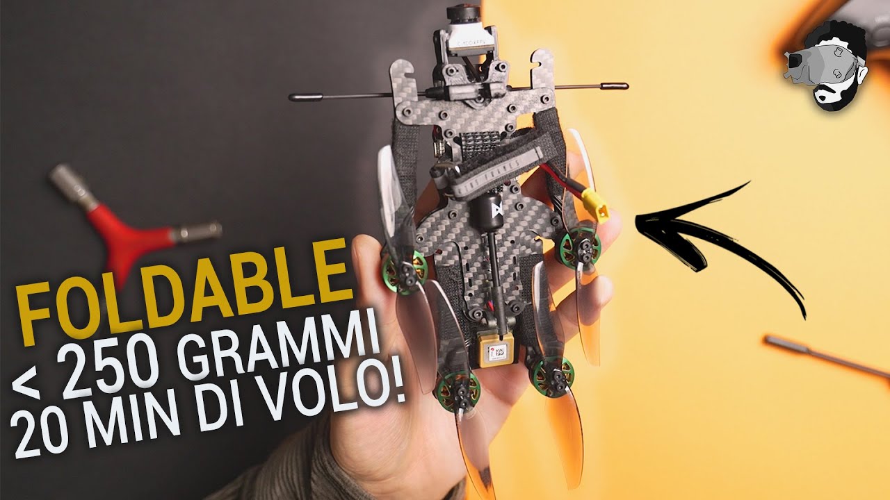 QUESTO mini DRONE FPV Long Range si CHIUDE e PESA MENO di 250 GRAMMI! | Recensione Baby Frog 4