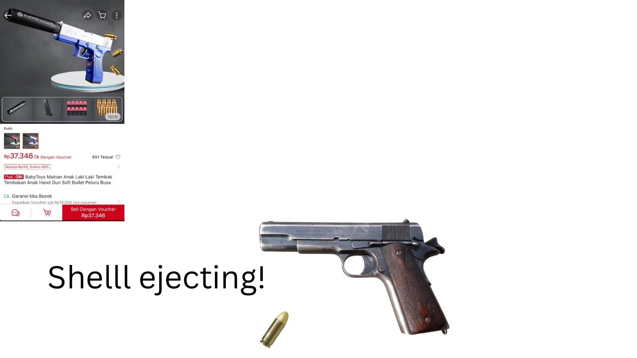 Opening my new shell ejecting toy gun