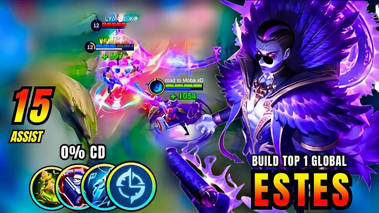 ESTES INSANE HEALING 😱 15 ASSIST SUPPORT CARRY | MLBB