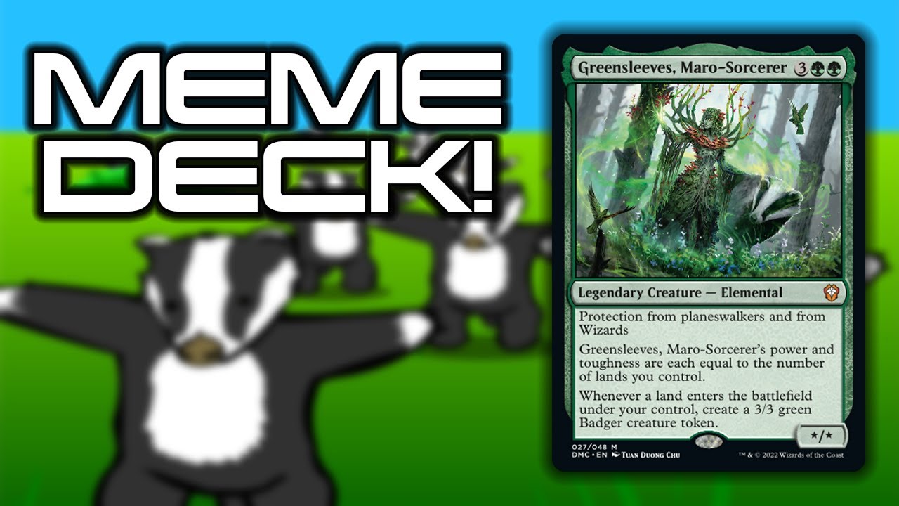 Greensleeves Meme Deck! | MTGO CMDR / EDH Game Play | tribalkai