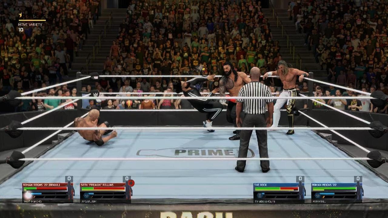 WWE 2K25 Online_Aysar and Mohammad 🆚 Aymani and FinalBoss$