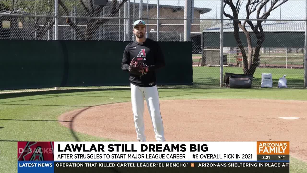 D-backs newbie Jordan Lawlar talks early struggles, playing outfield