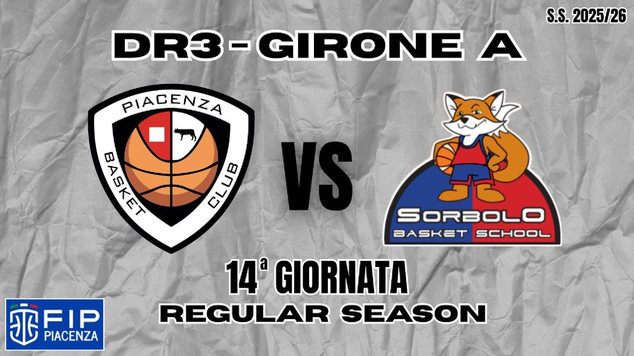 DR3 | Bakery Piacenza Club Red vs Sorbolo Basket School | Full Highlights (10/03/2026)