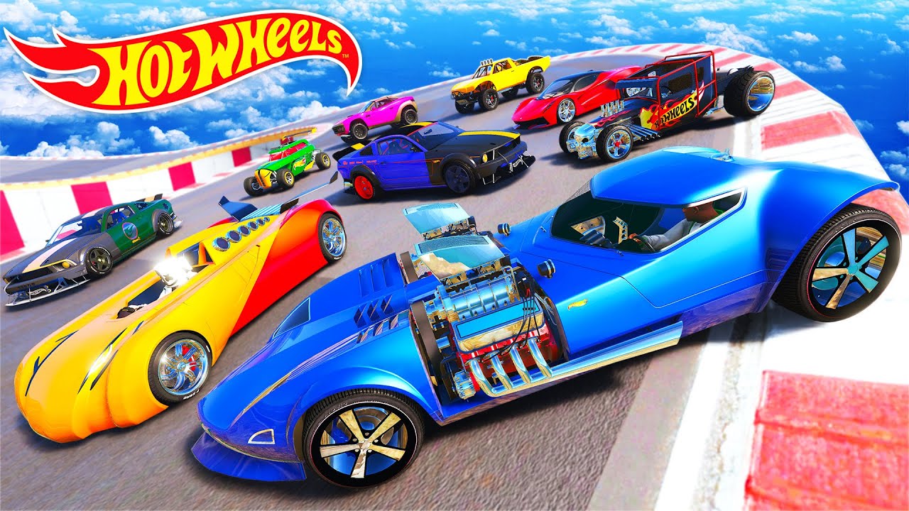 GTA 5 - Stealing HOT WHEELS Cars with Franklin and Trevor! (Real Life Cars #8)