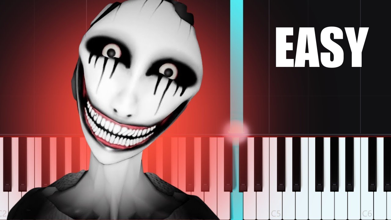 How to play The Mimic theme - Roblox - Easy Piano Tutorial 