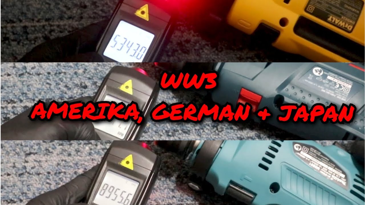 MAKITA BOSCH DEWALT UNBOXING REVIEW DAN BEDAH BOR BETON 13 MM