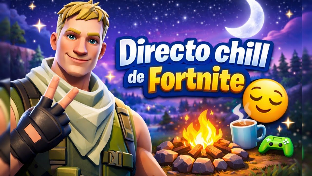 Directo chill de Fortnite 🌙 | jugamos y charlamos
