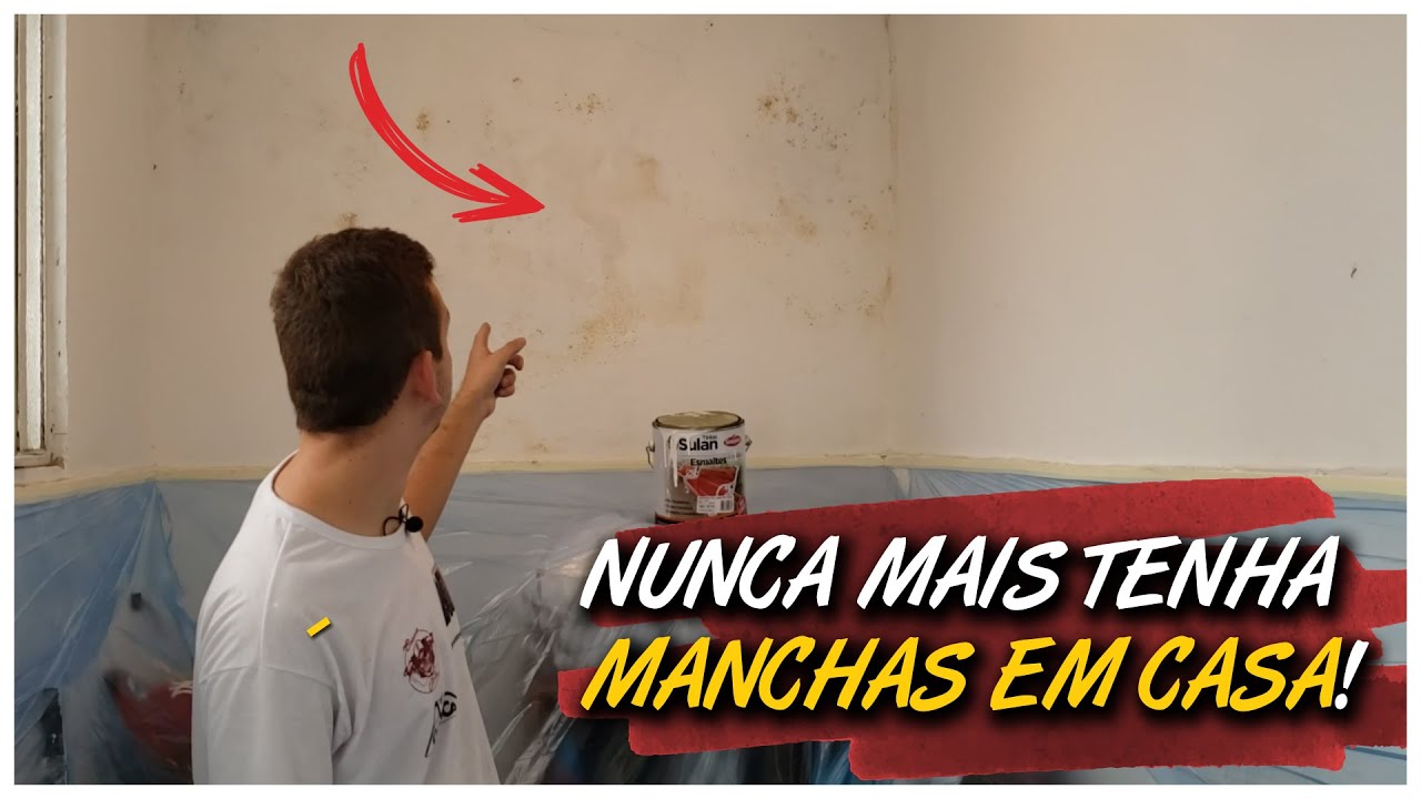 COMO TIRAR MANCHAS AMARELAS DA PAREDE