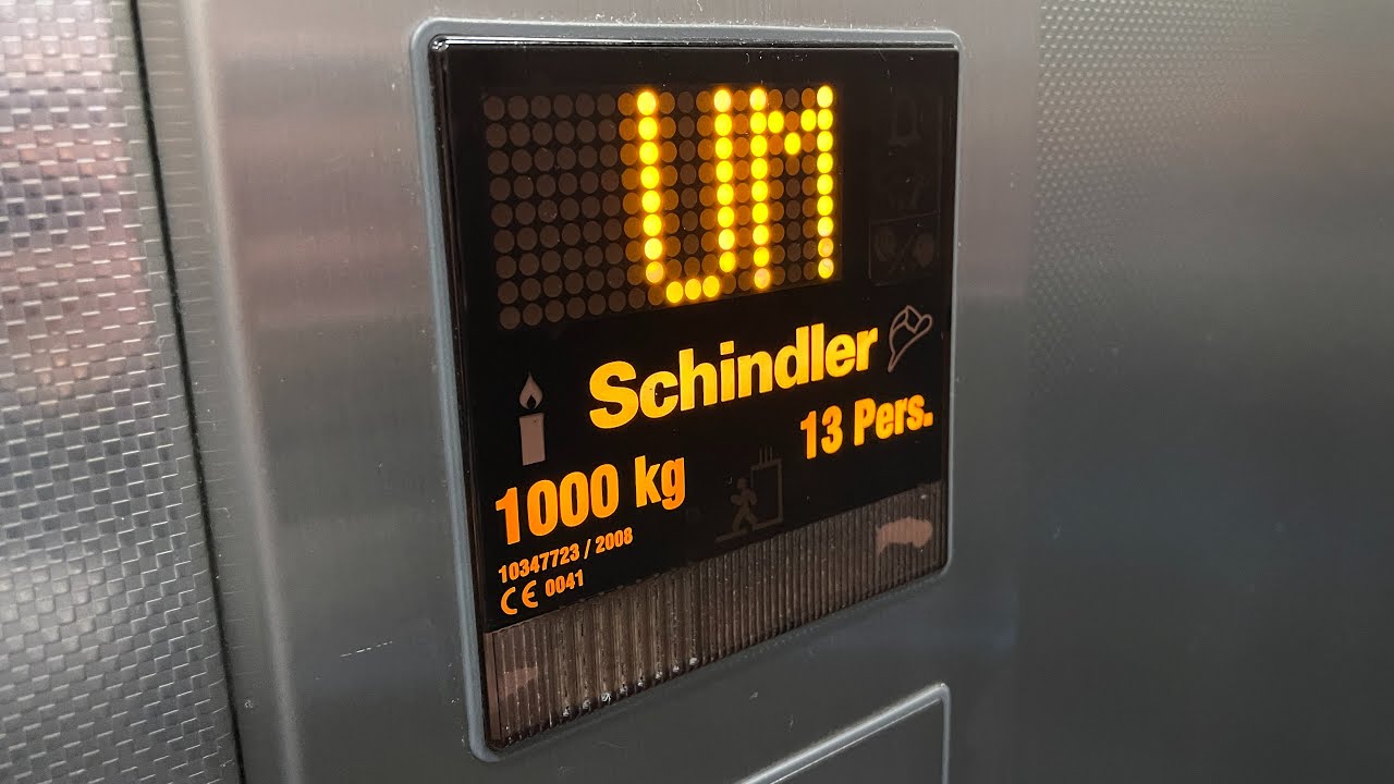 Rare Messages! Super Schindler 5400 MRL Lifts/Elevators @ Bon Accord Aberdeen (Harriet St)