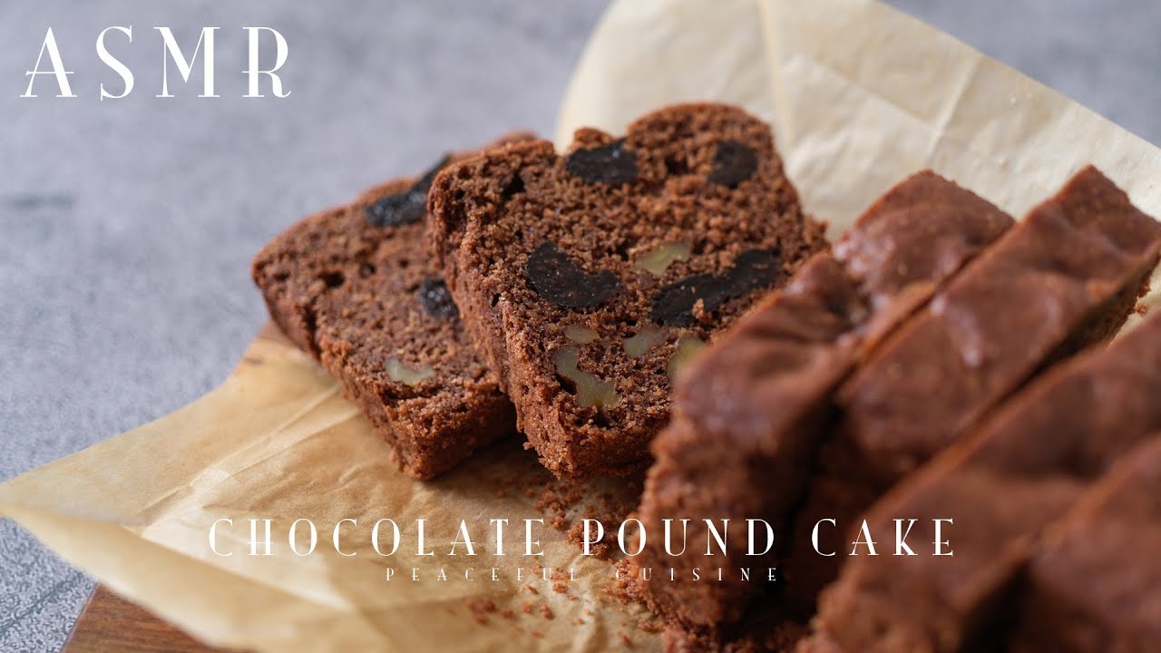 [ASMR] How to Make Chocolate Pound Cake