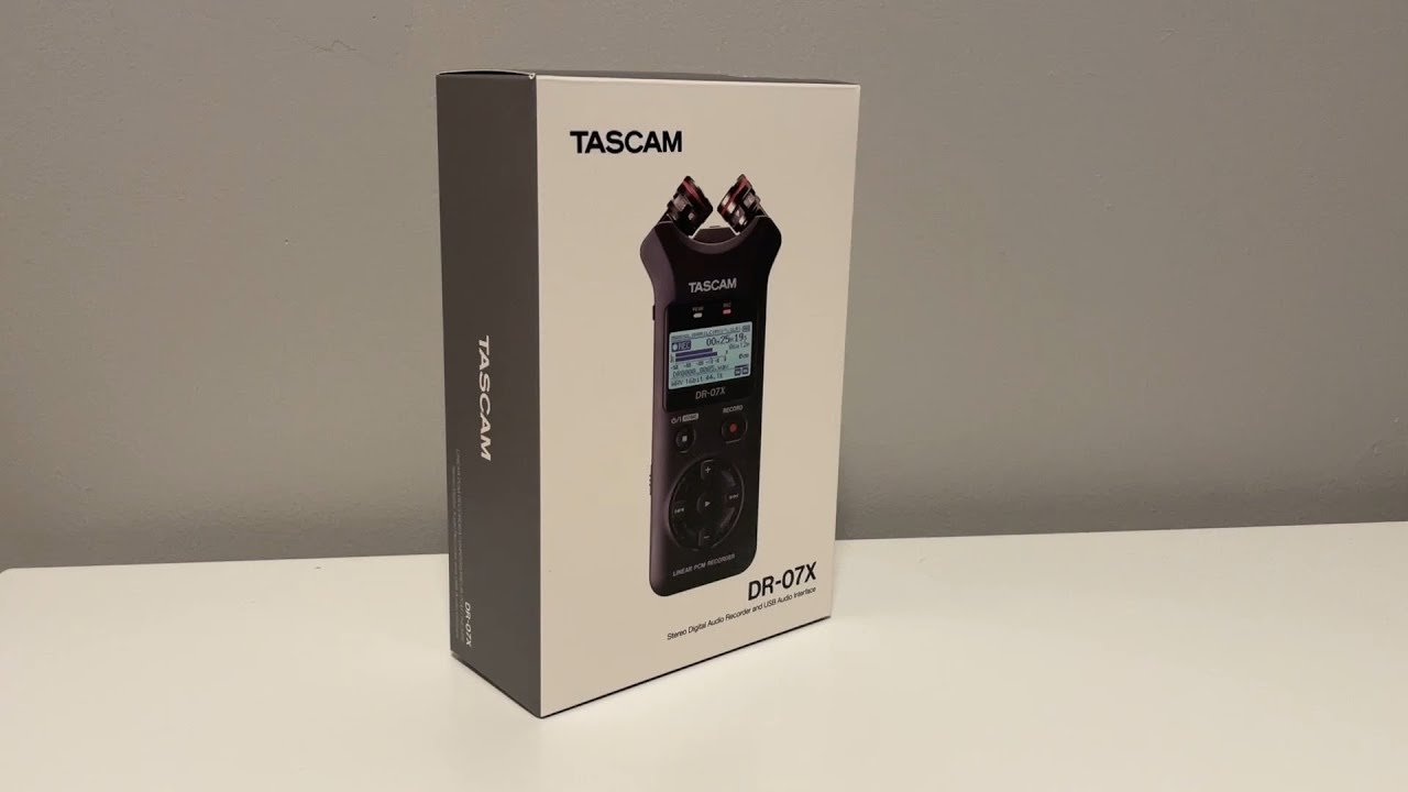 [ASMR] Tascam Microphone Unboxing