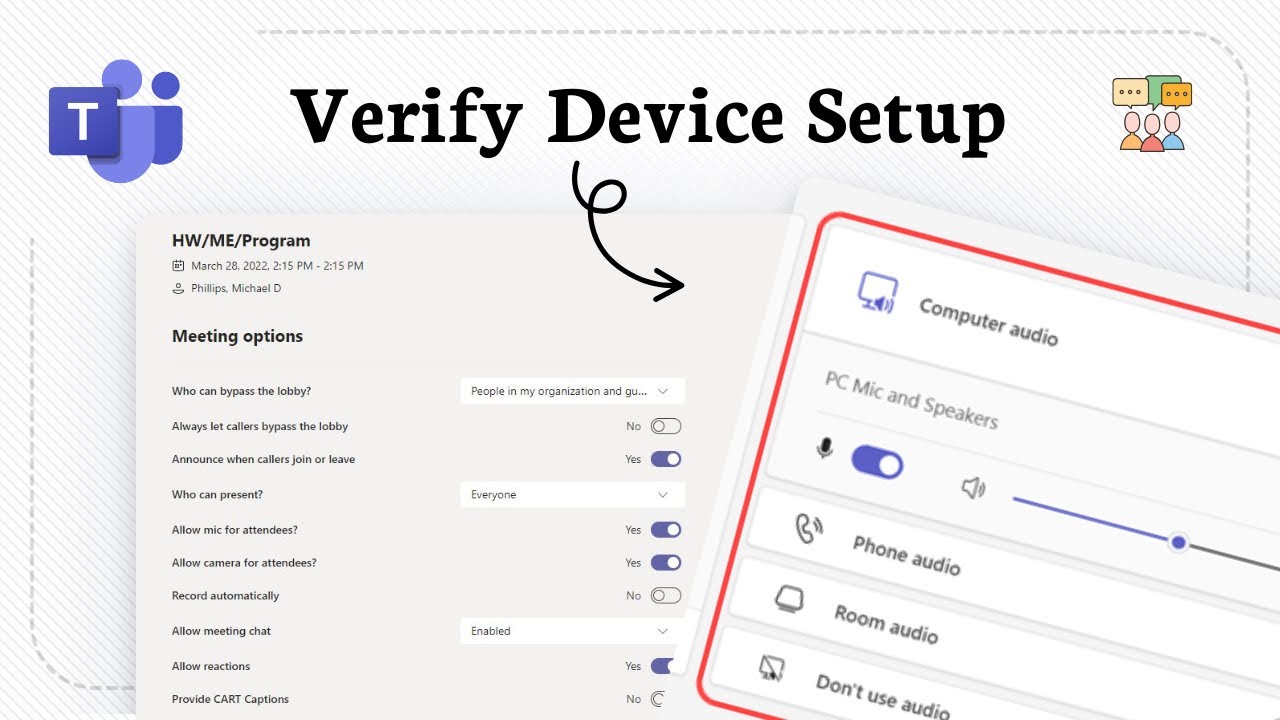 Как изменить звук в Microsoft Teams перед присоединением к конференции