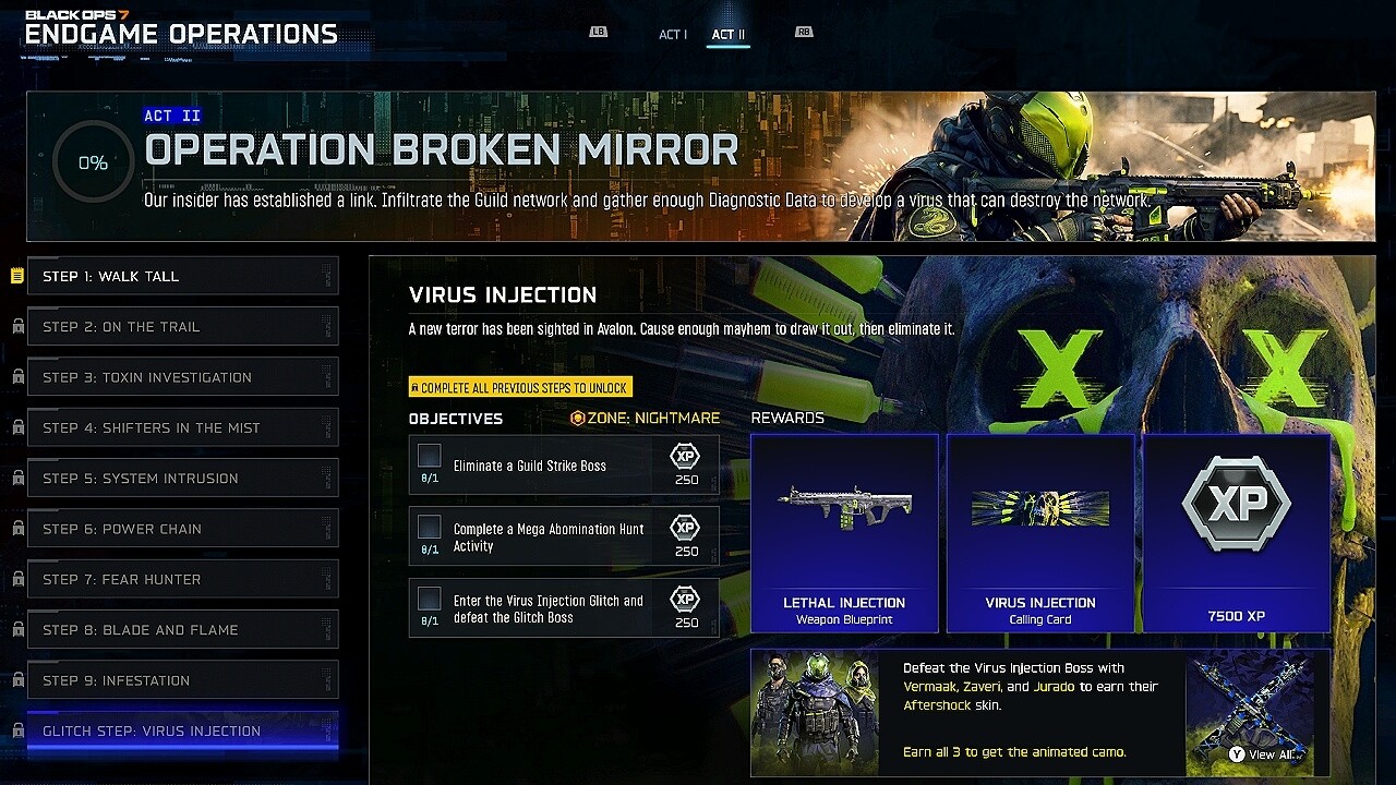 How To Unlock All New Operation Broken Mirror Rewards In Black Ops 7 Endgame