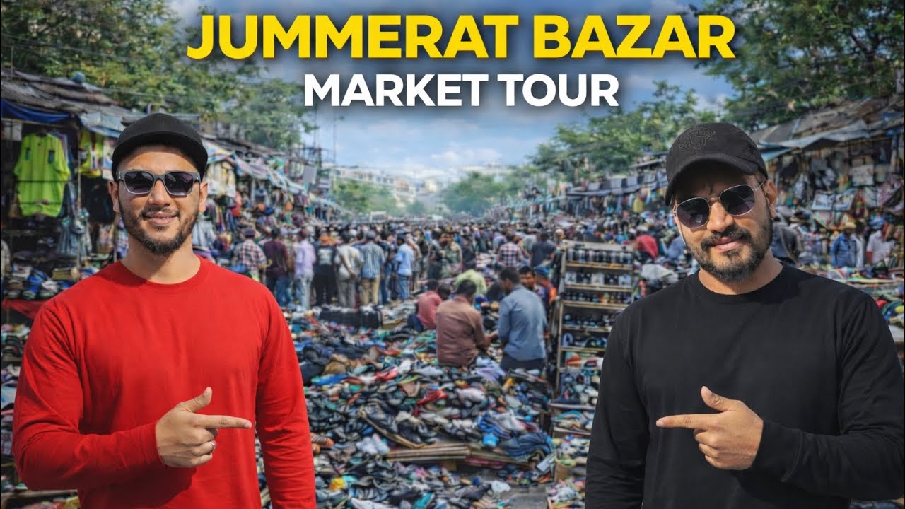Cheapest Market in Hyderabad? Jummerat Bazaar Vlog