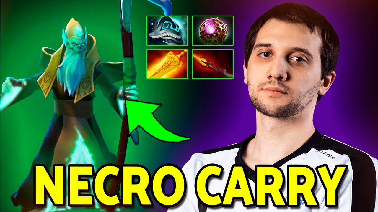 Arteezy Unlocks this Game-Breaking Necro CARRY! (BROKEN Item build?)