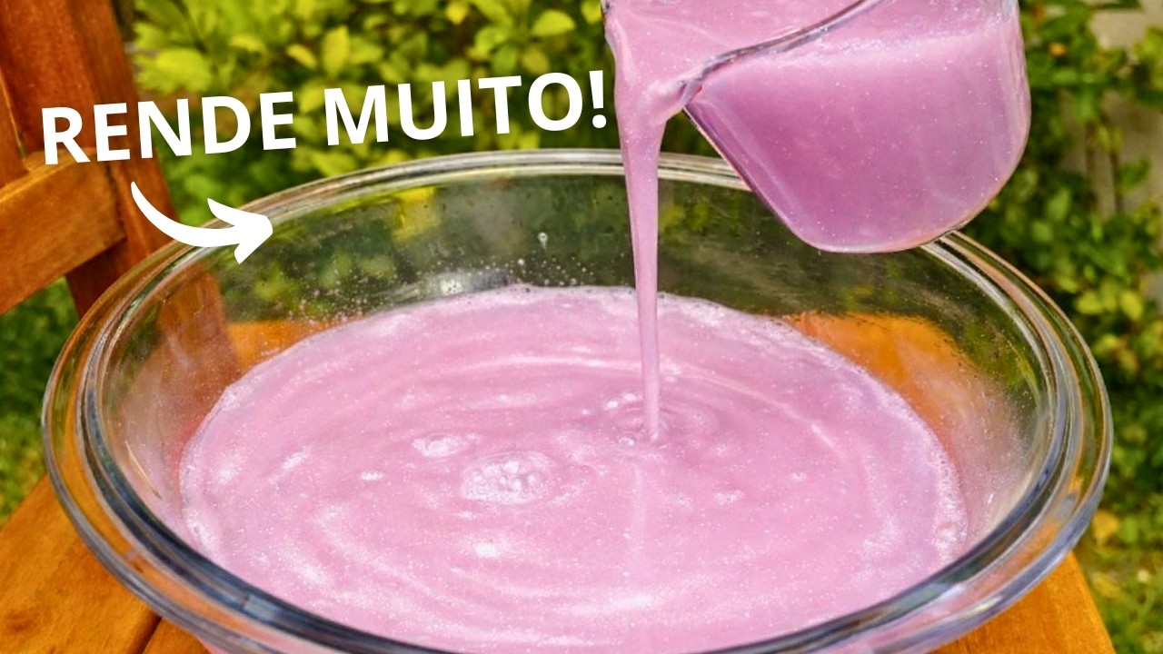 MORRIA E NÃO SABIA: é só bater DETERGENTE e 1 SABONETE e não precisa gastar no mercado