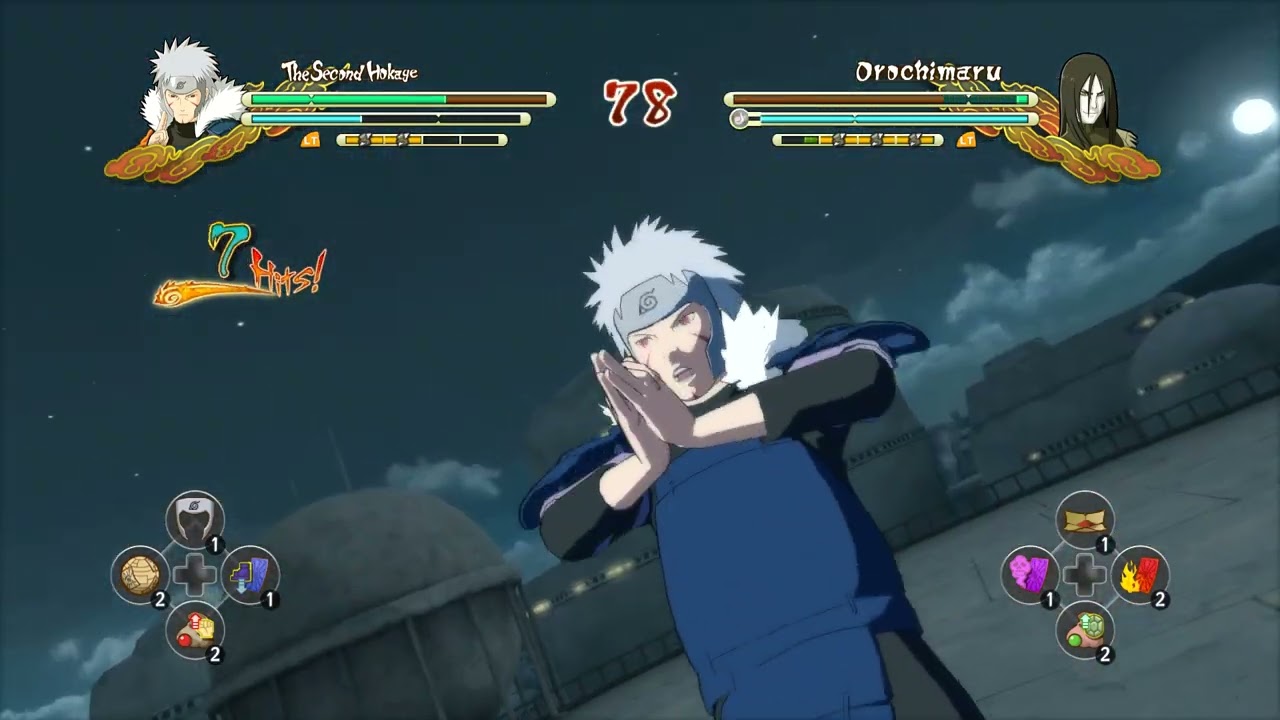 Tobirama vs Orochimaru - Naruto Shippuden Ultimate Ninja Storm 3 Full Burst