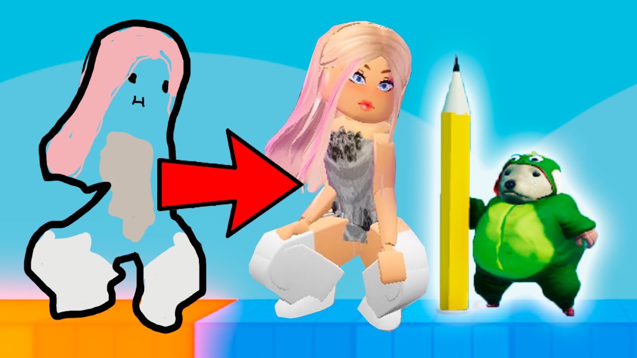 el OBBY donde lo que dibujas se HACE REALIDAD en ROBLOX