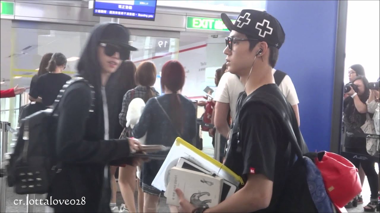 [fancam]140831 GOT7 Hong Kong airport 홍콩공항 출국