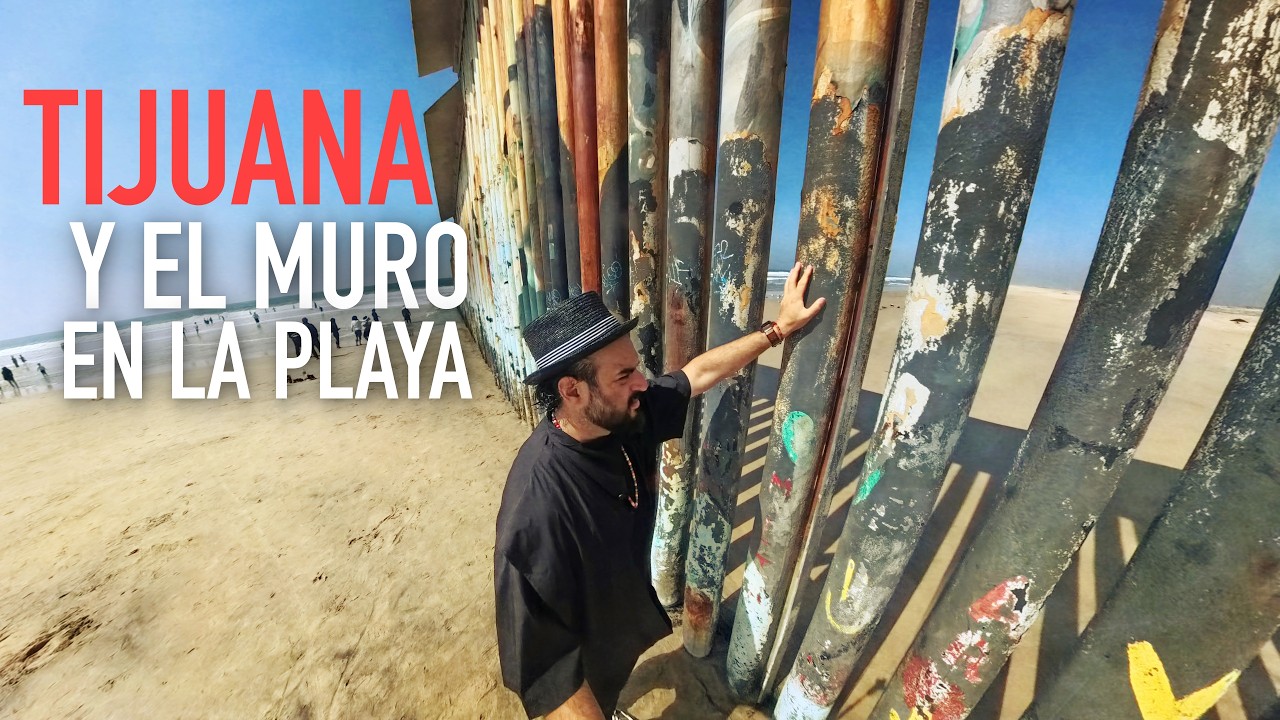 TiIJUANA y el muro fronterizo en la playa