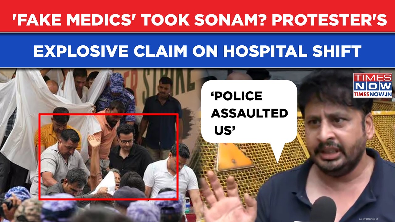 Sonam Wangchuk Taken To Hospital From Site, Protester Shares Shocking 'Police As Medics' Claim