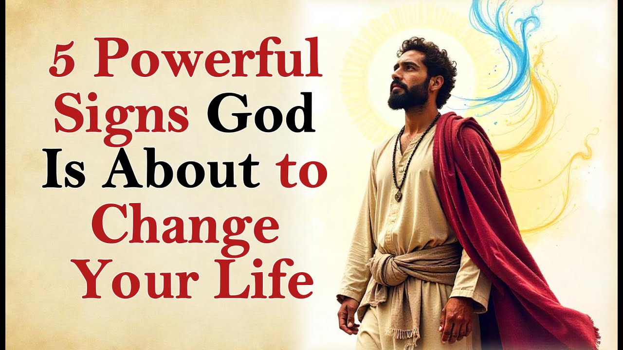 5 POWERFUL SIGNS GOD Is About to Change Your Life #faith