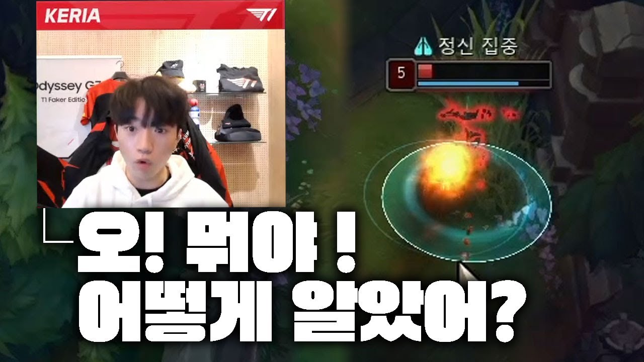 제라스 1위를 처음 본 케리아님의 반응 