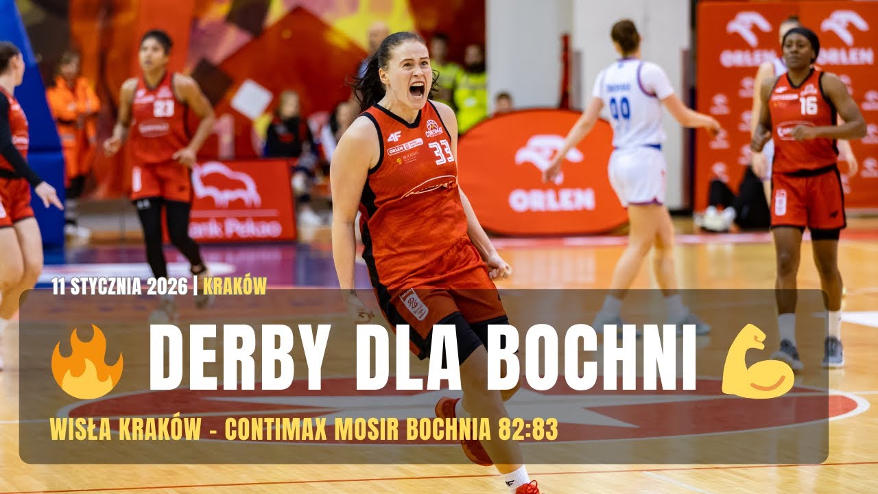 Derby dla Bochni! 🔥 Wisła Krak&oacute;w - Contimax MOSiR 82:83 [11.01.2026]