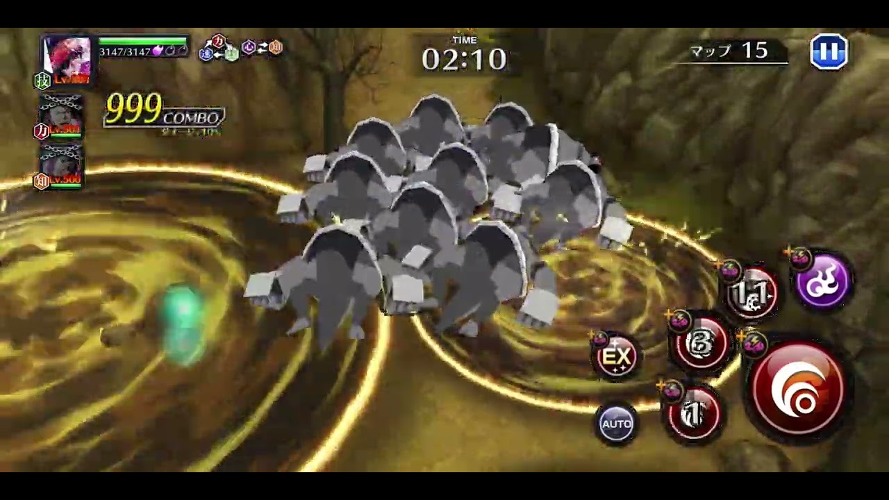 【Bleach Brave Souls】(ブレソル)限界討伐 新キャラなしで何とか22階クリア