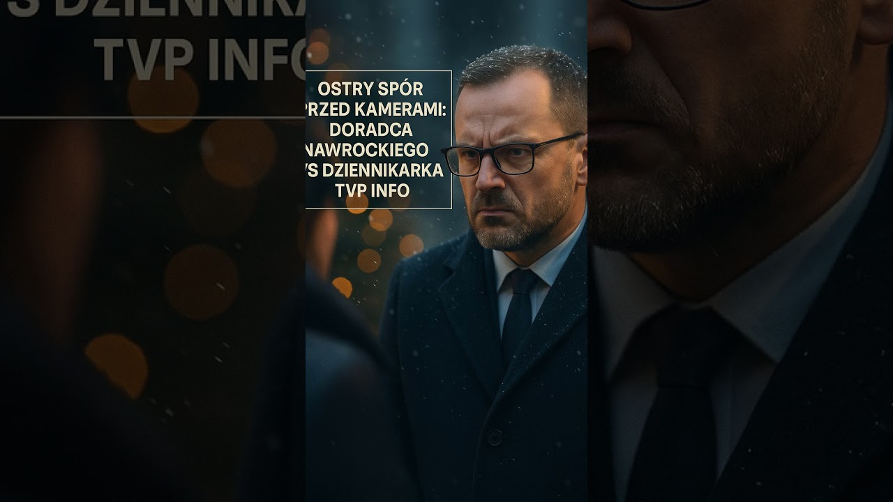 Ostry spór przed kamerami: Doradca Nawrockiego vs Dziennikarka TVP Info