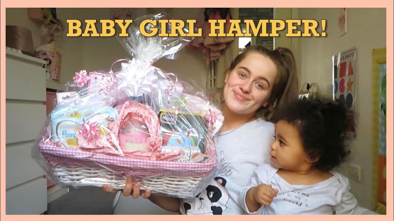 MAKING A BABY GIRL GIFT HAMPER | DIY TEEN MUM