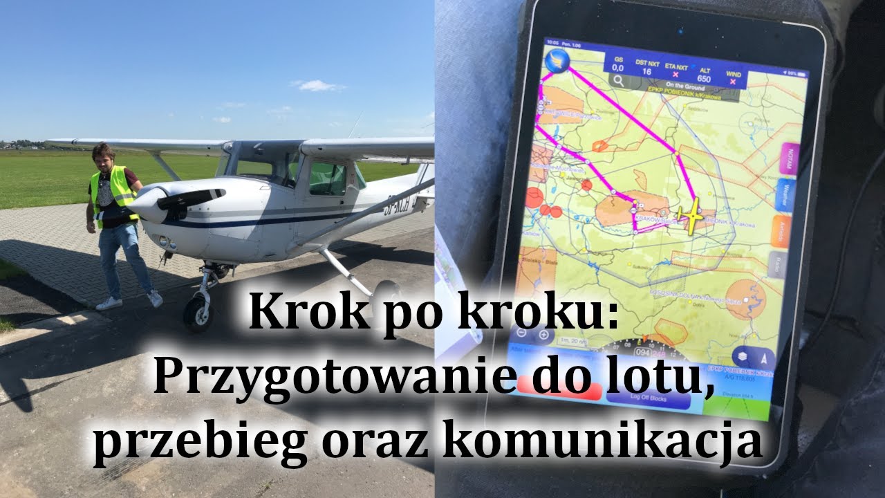 Lot na lotnisko kontrolowane w VFR, krok po kroku, zapis lotu + ATC! Lotnictwo w pigułce