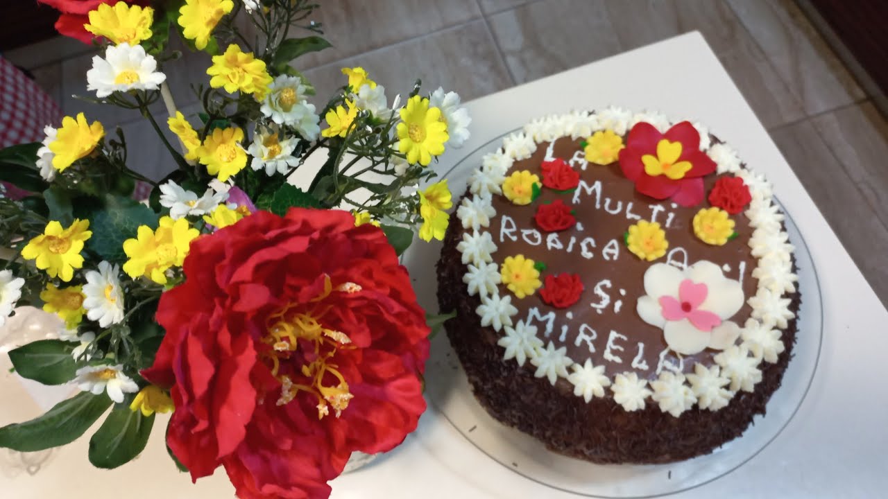 Tort de ciocolata fără făina deosebit de bun făcut de Bunica cu ocazia împliniri vârstei de 64 ani