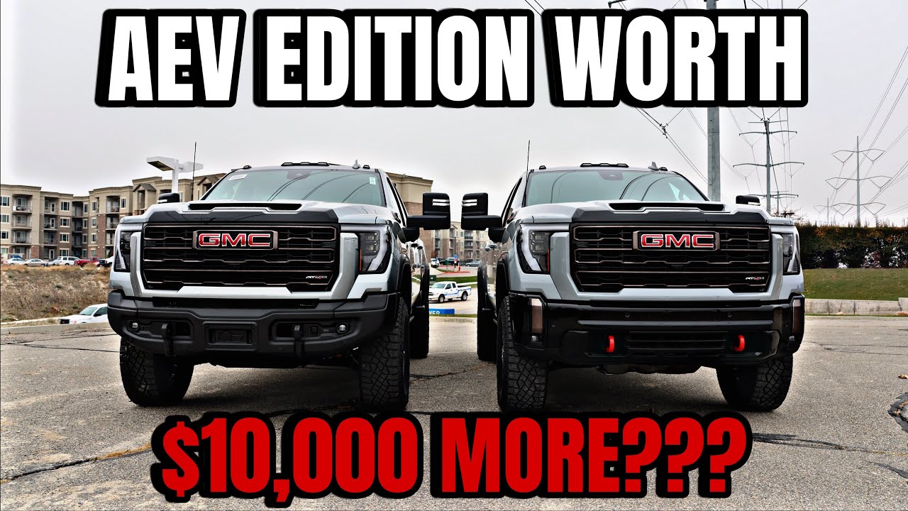 2024 GMC Sierra 2500 AT4X Standard VS AEV Bison: Is Bumpers And Skid Plates Worth $10,000???