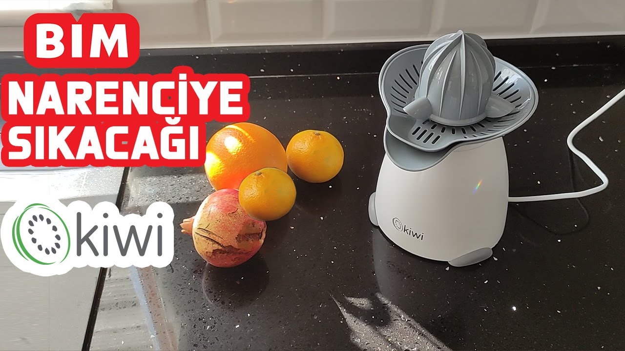 BİM Narenciye Sıkacağı İnceleme | Portakal, Mandalina ve Nar Denemesi | Kiwi KCJ-1803