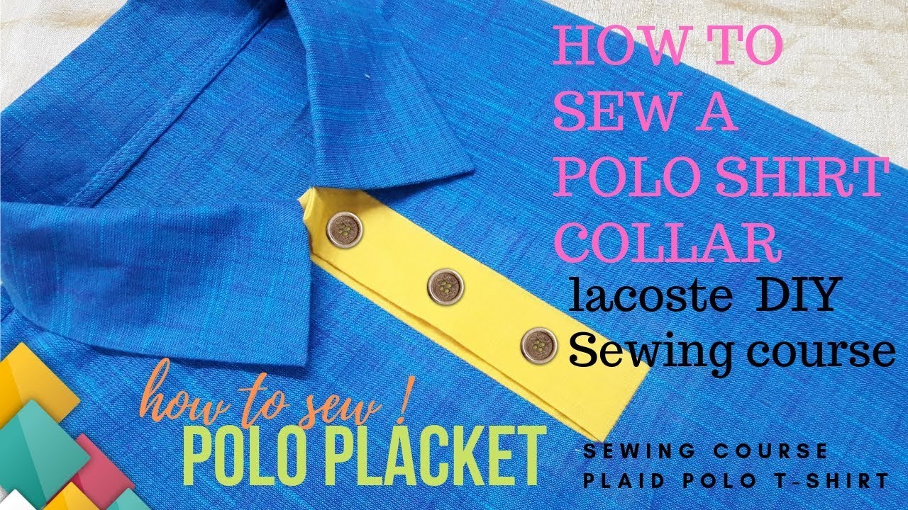 How To Sew A Placket On A Shirt 💗 Sewing Technique For Beginners, How To Make Easy Placket #sewing