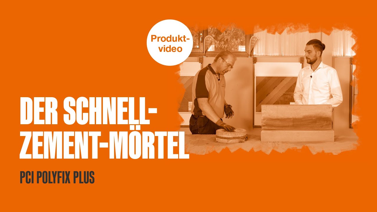 Der Schnell-Zement-Mörtel PCI Polyfix Plus