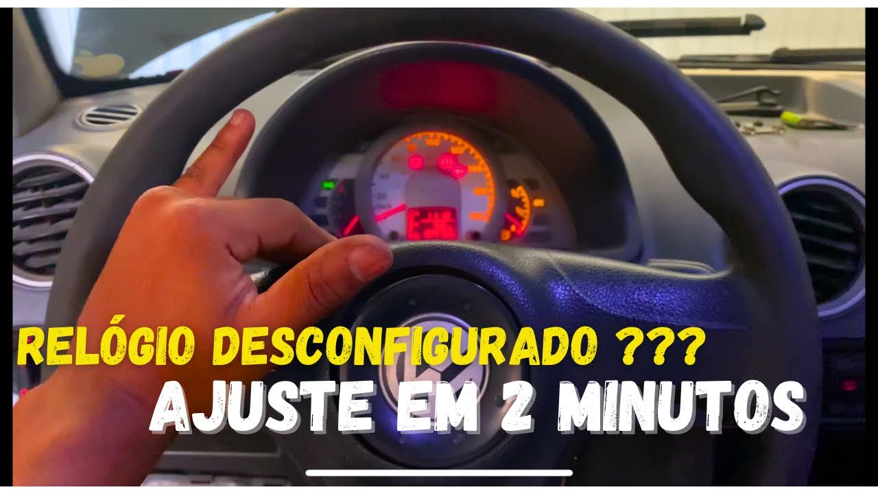 Como configurar relógio do painel do Gol G4