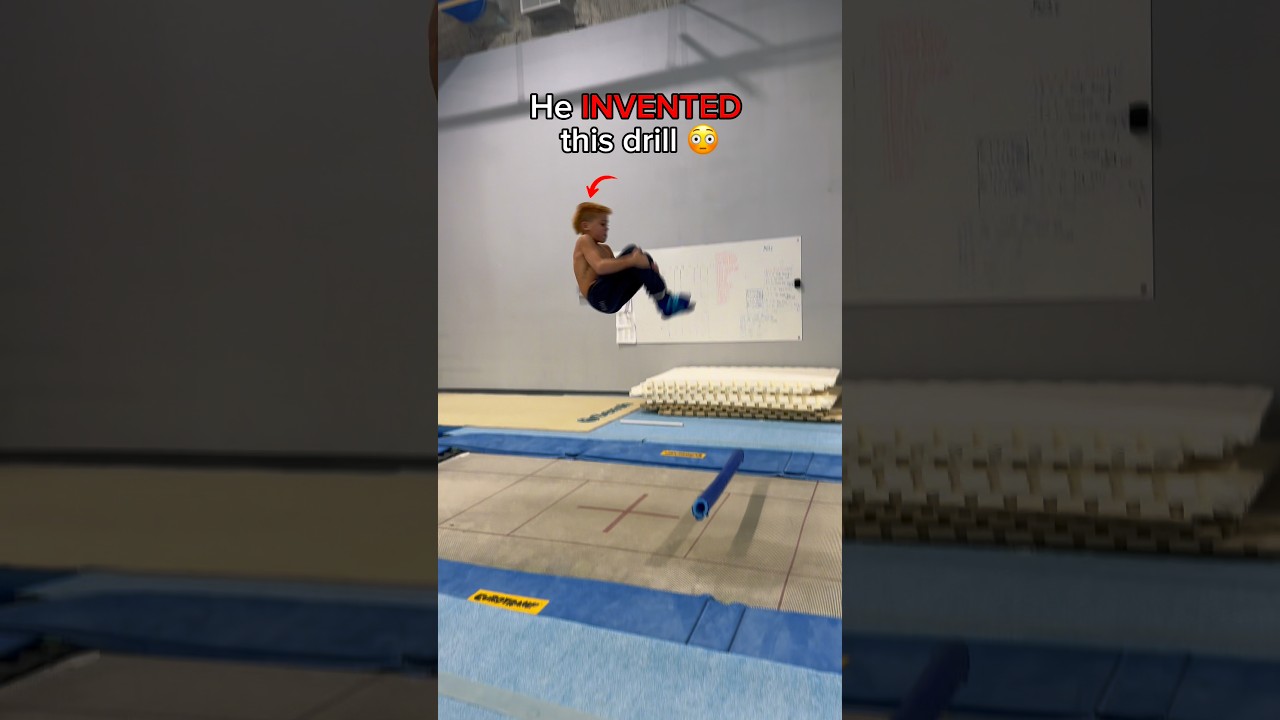 The drill I wish I did 🤯#sport #gymnast #invention #calisthenics ￼