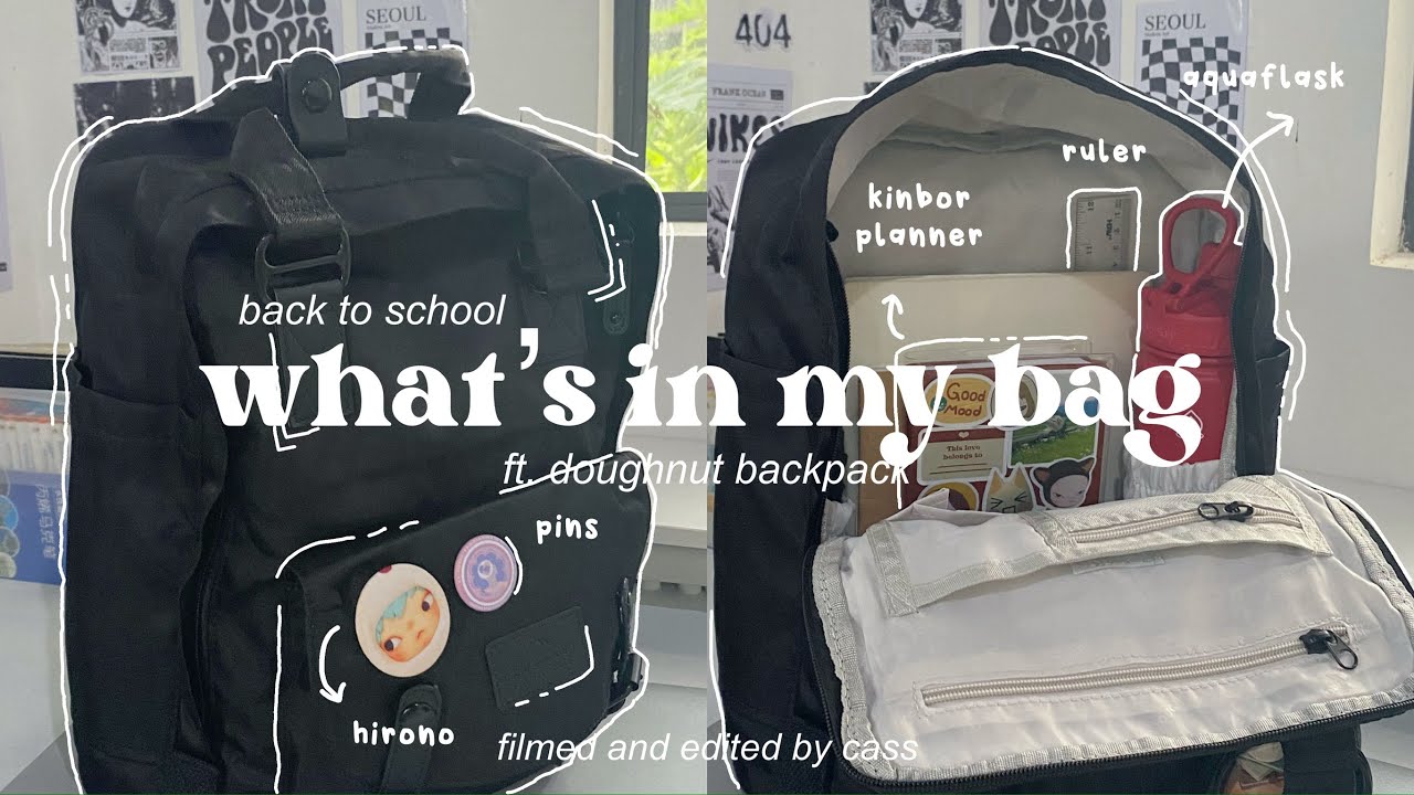 what’s in my bag 2025 🎧 back to school guide ⋆˙⟡ college, daily essentials, haul