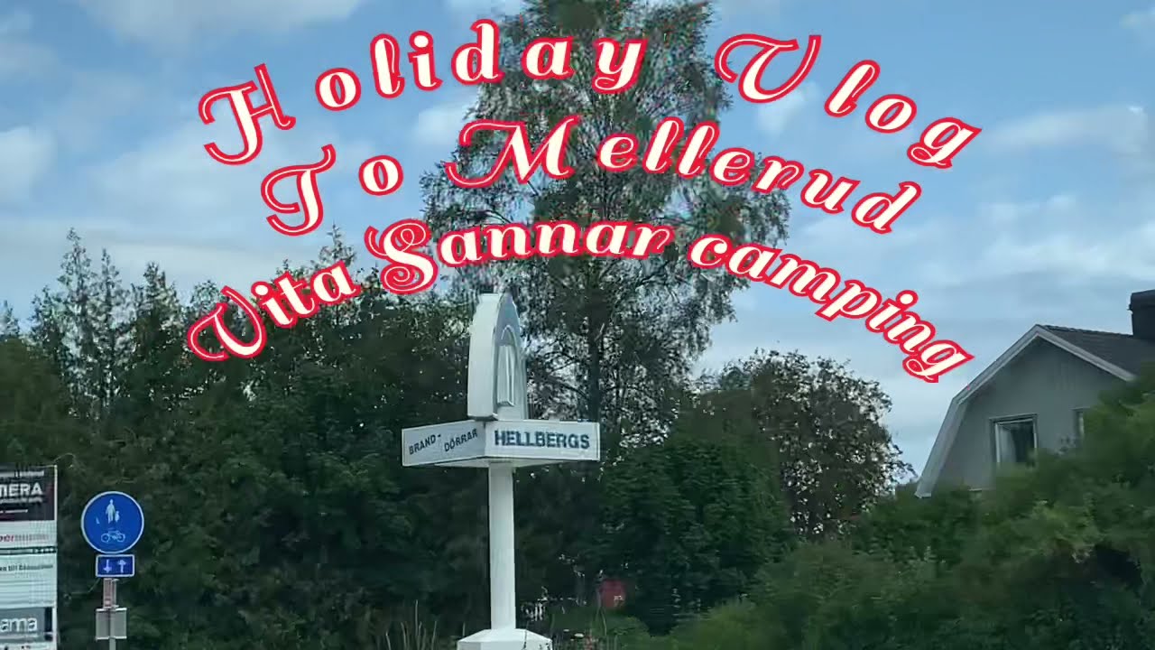 going to the biggest lake for holiday // Vita Sandar Camping in Mellerud