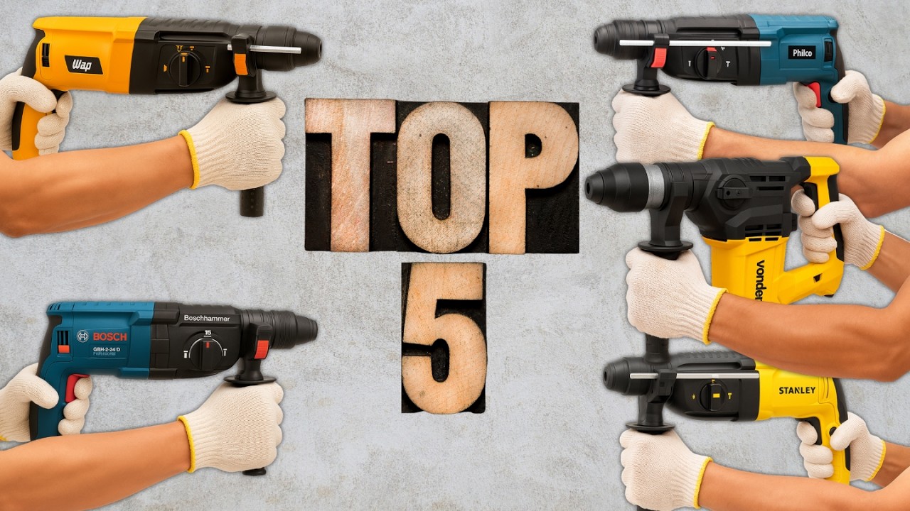 Qual o Melhor Martelete para Marcenaria? Análise de 5 Modelos (Bosch, WAP, Vonder e Mais)