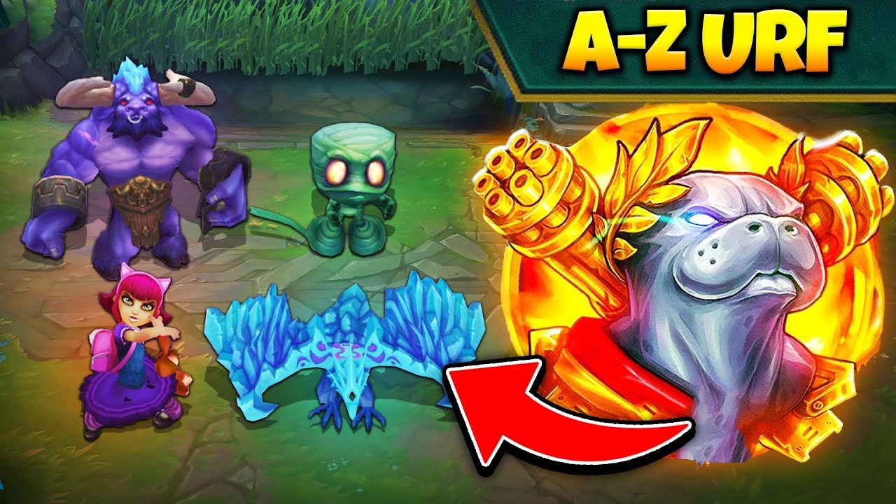 PLAYING EVERY CHAMPION IN URF MODE! (A-Z URF EPISODE 2)